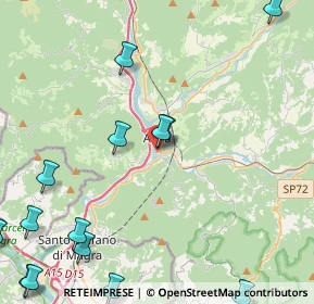 Mappa Via XXV Aprile, 54011 Aulla MS, Italia (6.65933)