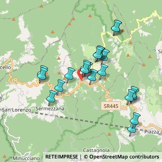 Mappa SR445, 55030 Minucciano LU, Italia (1.85238)