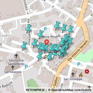 Mappa Piazza Rinaldi, 41021 Fanano MO, Italia (0.04577)