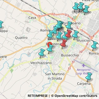 Mappa Via Bertarina, 47121 Forlì FC, Italia (2.4285)