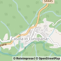 Map Casola in Lunigiana