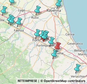 Mappa Via Bruciapecore, 47122 Forlì FC, Italia (17.99667)
