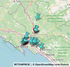 Mappa Via Tambura, 54011 Aulla MS, Italia (11.485)