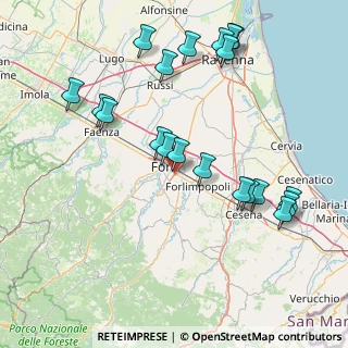 Mappa Via Antonio Balducci, 47121 Forlì FC, Italia (17.836)