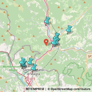 Mappa Via del Gaggio, 54010 Podenzana MS, Italia (4.09545)