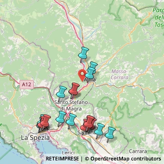 Mappa Via del Gaggio, 54010 Podenzana MS, Italia (9.7825)