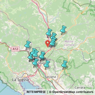Mappa Via del Gaggio, 54010 Podenzana MS, Italia (5.9925)