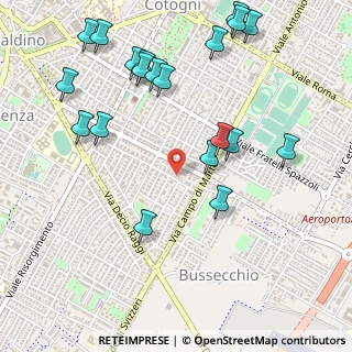 Mappa Via Francesco la Greca, 47121 Forlì FC, Italia (0.6295)