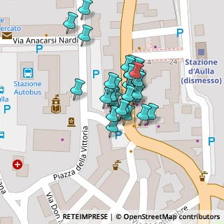 Mappa Piazza Giuseppe Mazzini, 54011 Aulla MS, Italia (0.01)