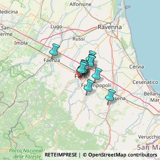 Mappa Via Fratelli Basini, 47121 Forlì FC, Italia (5.8725)