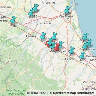 Mappa Via Fratelli Basini, 47121 Forlì FC, Italia (18.76412)