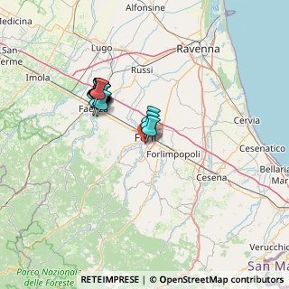 Mappa Via Fratelli Basini, 47121 Forlì FC, Italia (12.901)
