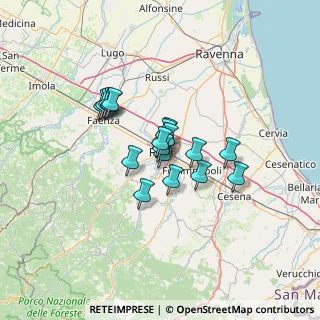 Mappa Via Fratelli Basini, 47121 Forlì FC, Italia (9.07278)