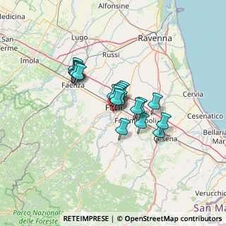 Mappa Via Fratelli Basini, 47121 Forlì FC, Italia (9.198)