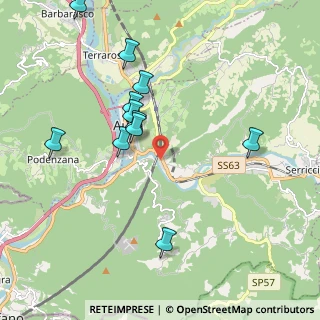 Mappa Quartiere Gobetti, 54011 Aulla MS, Italia (2.04727)