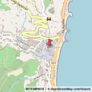 Mappa Via Cristoforo Colombo, 35, 17026 Noli SV, Italia, 17026 Noli, Savona (Liguria)