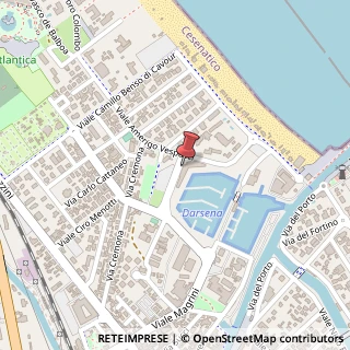 Mappa Via Andrea Doria, 5A, 47042 Cesenatico, Forlì-Cesena (Emilia Romagna)