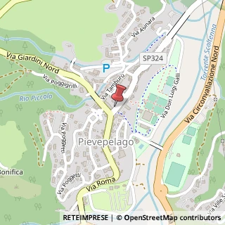 Mappa Via Roma, 60, 41027 Pievepelago, Modena (Emilia Romagna)