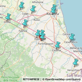 Mappa Via Valpiani, 47122 Forlì FC, Italia (20.2025)