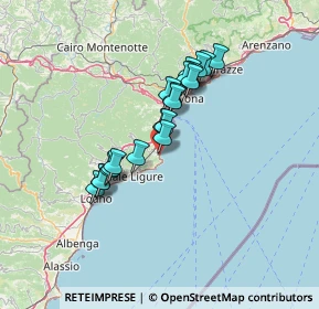 Mappa Via Acerbo, 17026 Noli SV, Italia (10.91)