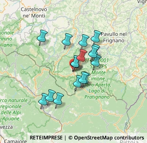 Mappa Piazza Domenico Ricci, 41027 Pievepelago MO, Italia (10.23188)