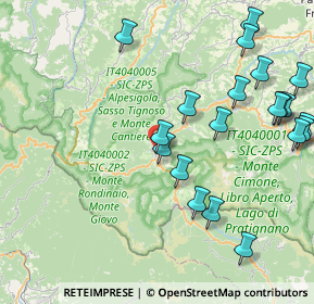 Mappa Piazza Domenico Ricci, 41027 Pievepelago MO, Italia (9.937)