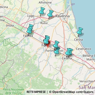Mappa Via Elisabetta Piolanti, 47121 Forlì FC, Italia (12.45846)