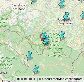 Mappa Via Luigi Galli, 41027 Pievepelago MO, Italia (18.32091)