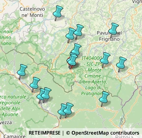 Mappa Via Luigi Galli, 41027 Pievepelago MO, Italia (16.35)
