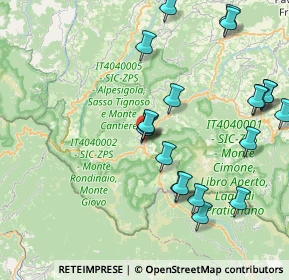 Mappa Via Luigi Galli, 41027 Pievepelago MO, Italia (9.2755)