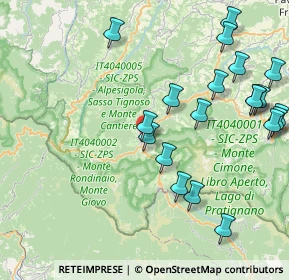 Mappa Via Luigi Galli, 41027 Pievepelago MO, Italia (9.836)