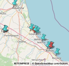 Mappa Via Alvise Cà da Mosto, 47042 Cesenatico FC, Italia (18.50833)