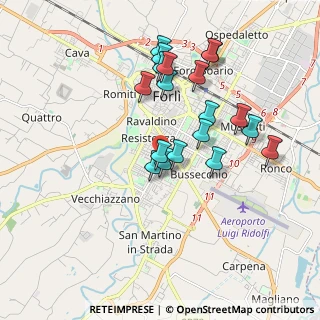 Mappa Via Duccio Galimberti Tancredi, 47121 Forlì FC, Italia (1.75632)