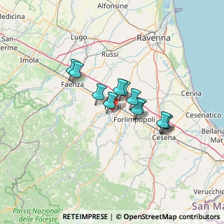 Mappa Via Duccio Galimberti Tancredi, 47121 Forlì FC, Italia (9.79417)