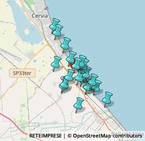 Mappa Viale A. Vespucci, 47042 Cesenatico FC, Italia (2.52)