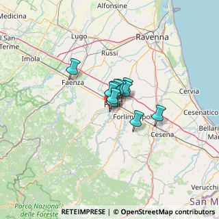 Mappa Via Alvise Pavan, 47121 Forlì FC, Italia (5.75182)
