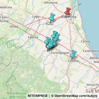 Mappa Via Alvise Pavan, 47121 Forlì FC, Italia (7.69583)