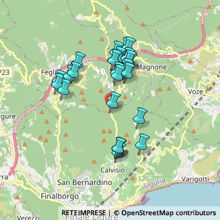 Mappa Strada Provinciale, 17024 Finale ligure SV, Italia (1.71538)