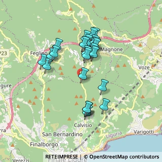 Mappa Strada Provinciale, 17024 Finale ligure SV, Italia (1.6844)