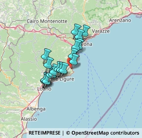 Mappa Largo Aldo Pastorino, 17026 Noli SV, Italia (9.842)