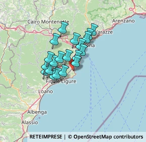 Mappa Largo Aldo Pastorino, 17026 Noli SV, Italia (9.478)