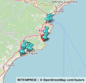 Mappa Largo Aldo Pastorino, 17026 Noli SV, Italia (5.90818)
