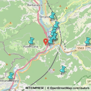 Mappa Via Villa Argentina, 54010 Podenzana MS, Italia (1.96364)