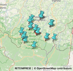 Mappa Piazza Ottonelli, 41021 Fanano MO, Italia (10.5825)