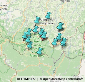 Mappa Piazza Ottonelli, 41021 Fanano MO, Italia (11.013)