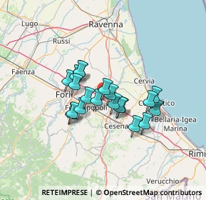 Mappa Via Spada, 47032 Bertinoro FC, Italia (9.8545)