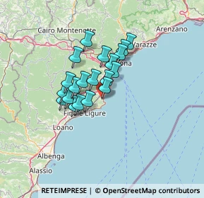 Mappa 17026 Noli SV, Italia (9.5685)
