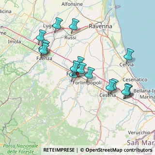 Mappa Via Alberi, 47121 Forlì FC, Italia (14.64944)