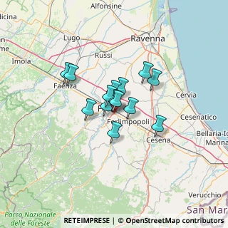 Mappa Via Alberi, 47121 Forlì FC, Italia (8.09929)