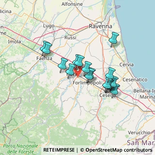 Mappa Via Alberi, 47121 Forlì FC, Italia (11.29125)